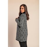 Fenzy Pleteni Kardigan S Uzorkom, Crno/Bijeli | shoptok.hr