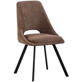 MID.YOU STOL, les, kovina, tekstil rjava | Shoptok.si