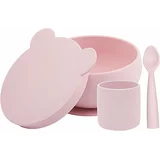 Minikoioi BLW I Pinky Pink jedilni set