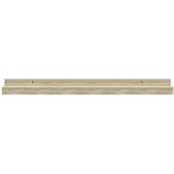  Zidne police 4 kom bijele i boja hrasta sonome 60 x 9 x 3 cm | shoptok.hr