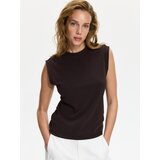 Reserved Top s visokim udjelom viskoze - tamnosmeđe | shoptok.hr