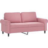 vidaXL Dvosjed ružičasti 140 cm baršunasti | shoptok.hr