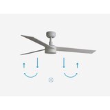 Faro 34297-1TW - LED ventilator RUDDER L sa prigušiva LED/20W/230V 2700/4000/6500K + daljinski upravljač | Eponuda.com