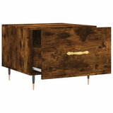  Stolić za kavu boja hrasta 50 x 50 x 40 cm konstruirano drvo | shoptok.hr