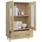  Visoka komoda boja hrasta sonome 70x31x115 cm konstruirano drvo | shoptok.hr