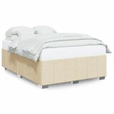  Okvir za krevet bez madraca krem 160x200 cm od tkanine | shoptok.hr