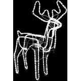  Božićni sobovi s pomičnom glavom 2 kom hladni bijeli 76x42x87cm | shoptok.hr