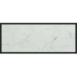 TV ormarić crni s bijelim mramornim staklom 100 x 40 x 40 cm | shoptok.hr