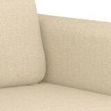  3-dijelni set sofa s jastucima krem od tkanine | shoptok.hr
