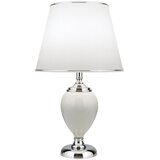 Orion LA 4-1229 - Stona lampa OVUM 1xE27/40W/230V 48 cm keramika bela/hrom | Eponuda.com