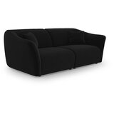 Cosmopolitan Design Crna baršunasti sofa 206 cm Tokyo – | shoptok.hr