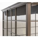  Sojag aluminijski paviljon Castel s limenim krovom i komarnicima - 297x362x283cm | shoptok.hr