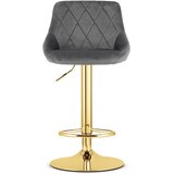 KAST stolac - sivi baršun / zlatna baza x 2 | shoptok.hr