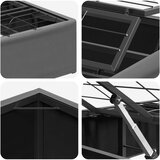  Električni podesivi okvir kreveta Tamnosiva 200 x 70 x 33,5 cm | shoptok.hr