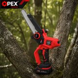  Komplet 21v akumulatorska verižna žaga 20cm 2x 1.5ah kovček | shoptok.hr