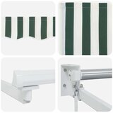  zlačivna tenda s LED diodama Zelena i bijela 4 × 3 m | shoptok.hr