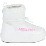 Moon Boot Škornji za sneg MB JR PARK TUBE MID GLITTER WP Bela | Shoptok.si