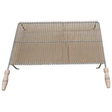 Pribor za roštilj GRADELE INOX SA NOGAMA 70X40 CM
