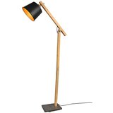  Crna/u prirodnoj boji stojeća svjetiljka s metalnim sjenilom (visina 156 cm) Harris – | shoptok.hr