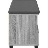  Klupa za hodnik s jastukom Sivi Sonoma 100 x 38 x 46 cm | shoptok.hr
