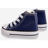 Boto Children's High Sneakers navy blue Filemon | Shoptok.si