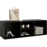  Klupa za spremanje obuće crna 105 x 35 x 35 cm od iverice | shoptok.hr