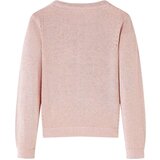  Dječji kardigan pleteni nježnoružičasti 104 | shoptok.hr