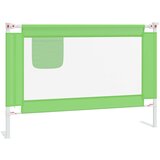 vidaXL Posteljno varovalo za malčke zeleno 100x25 cm blago, (21066917) | Shoptok.si