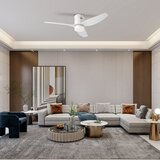  ZEVENTI - LED stropni ventilator PADUA LED/18W/230V Wi-Fi Tuya beli + daljinski upravljač | Eponuda.com