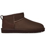 Ugg Čizme za snijeg od brušene kože Classic Ultra Mini boja: smeđa, 1137391.DDC Cijene