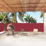 Maison Chic Zložljiva stranska tenda - Senčniki rdeča 140x1000 cm, (22041698) | Shoptok.si