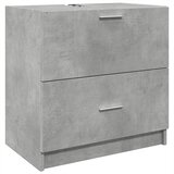 Ormarić za umivaonik boja betona 59x37x59 cm konstruirano drvo | Eponuda.com
