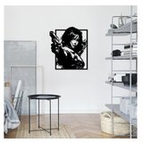 WALLXPERT dekorativni metalni zidni pribor 3D on the lookout black | ePonuda.com