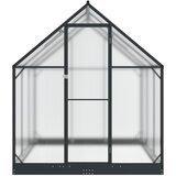 Vrtni staklenik s vratima Antracit 183,5 x 183,5 x 207 cm | shoptok.hr