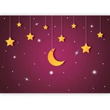  Foto tapeta - Skyline - violet night sky landscape with stars for children 200x140 Standard | shoptok.hr