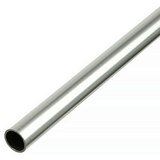  Okrogla cev (Ø x Do: 20 x 2.000 mm, Debelina: 1 mm, Neobdelano, Srebrna) | Shoptok.si
