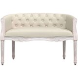 vidaXL Klupa bež 98 x 56 x 69 cm od tkanine | shoptok.hr