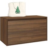  Klupa za hodnik smeđi hrast 80 x 40 x 45 cm konstruirano drvo | shoptok.hr