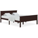  Posteljni okvir temno rjav iz trdne borovine 120x200 cm, (20646740) | Shoptok.si