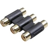 SpeaKa Professional SP-7870664 Cinch audio adapter [3x ženski cinch konektor - 3x ženski cinch konektor] crna | Eponuda.ba