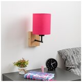  Brilagi - Zidna lampa NUBILA WOOD 1xE27/25W/230V hrast/ružičasta | Eponuda.com