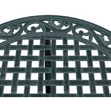  3-dijelni bistro set zeleni od lijevanog aluminija | shoptok.hr
