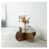 Hanah home bubble 2 - walnut walnut coffee table | ePonuda.com