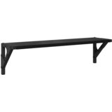 Police na zidu s policom 2 pcs Crni hrast 60 x 15 x 15,5 cm | shoptok.hr