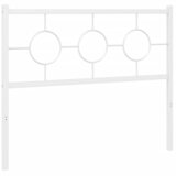  Metalno zamjensko uzglavlje bijelo 107 cm | shoptok.hr