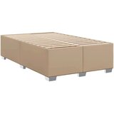 vidaXL Okvir kreveta cappuccina 120x190cm od umjetne kože | shoptok.hr