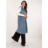 Wool Fashion Italia Vest-AT-KZ-2368-1.06-blue | shoptok.hr