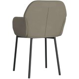  Jedilni stoli 2 kosa svetlo siv žamet, (20699542) | Shoptok.si