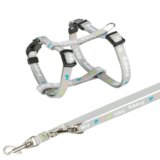 Trixie Garnitura za stence am+povodac 23-34cm/8mm sivi | Eponuda.com