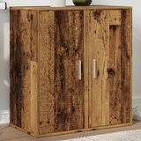 vidaXL Omarica za umivalnik 2 kosa starinski les 32x35x70 cm inž. les cene